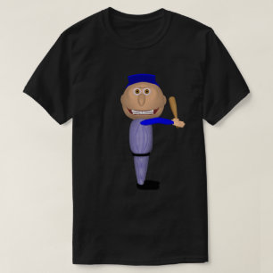 Camiseta de béisbol Johnny (bateador azul)
