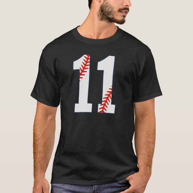 Camiseta de béisbol número 11 (Anverso)