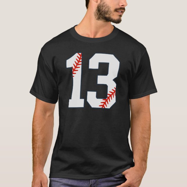 Camiseta de béisbol número 13 (Anverso)