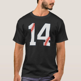 Camiseta de béisbol número 14