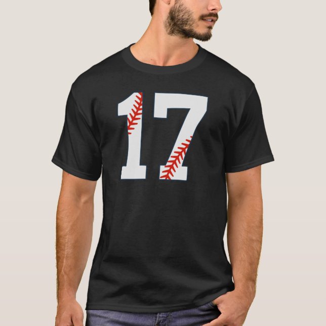 Camiseta de béisbol número 17 (Anverso)