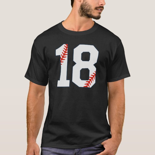 Camiseta de béisbol número 18 (Anverso)