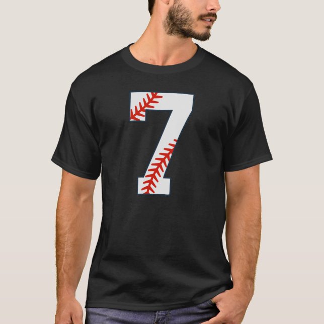 Camiseta de béisbol número 7 (Anverso)