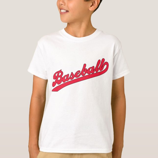 Camiseta de béisbol Personalizado para niños (Anverso)