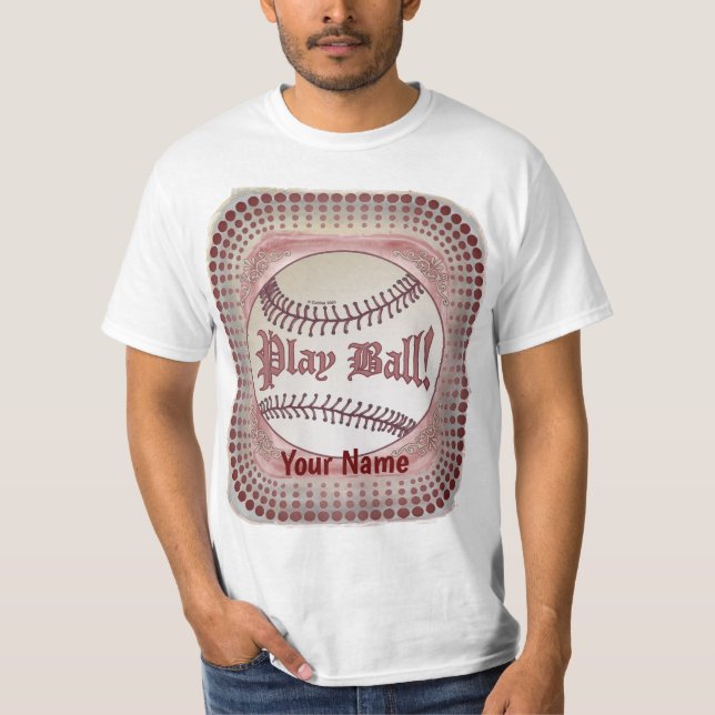 Camiseta de béisbol Play Ball (Anverso)