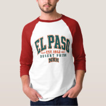 Camiseta de béisbol vintage El Paso Texas Desert P