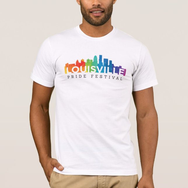 Camiseta de Bella Canvas masculina del Orgullo de  (Anverso)