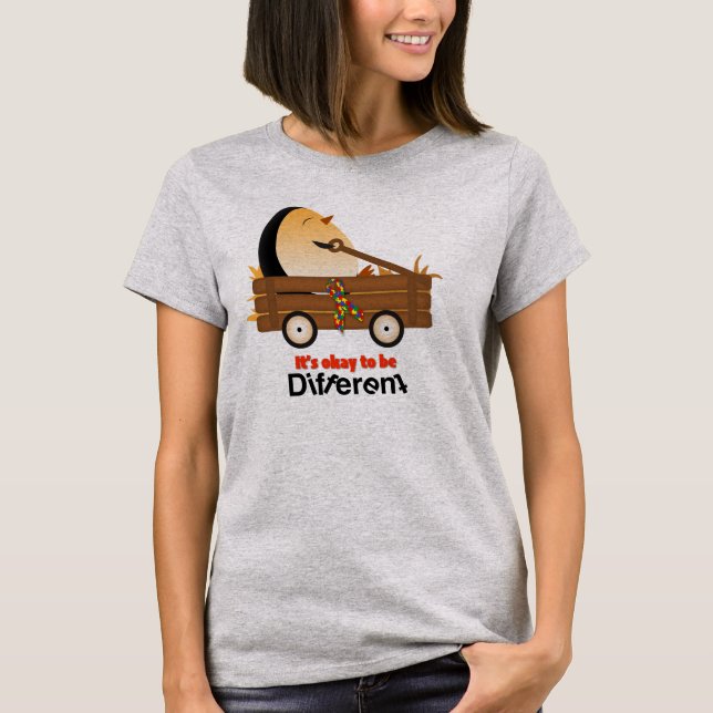 Camiseta de Bella Ringer de diferentes# para mujer (Anverso)