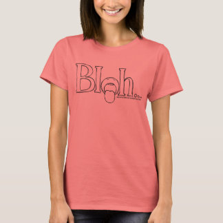 Camiseta de Bella Ringer para mujeres "Bleh", blan