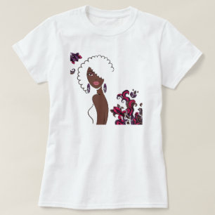 Camiseta de belleza afrocéntrica