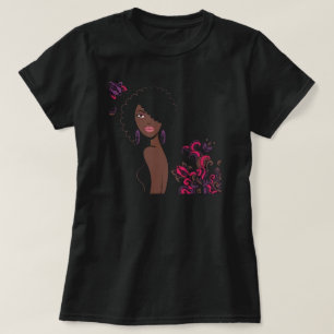 Camiseta de belleza afrocéntrica