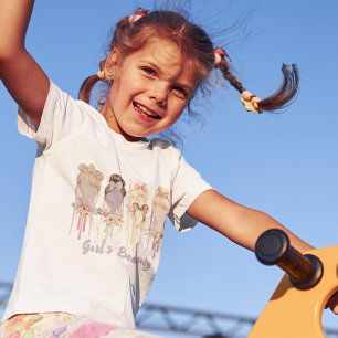 Camiseta de belleza de chica