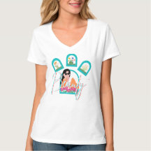 Camiseta de belleza floreciente