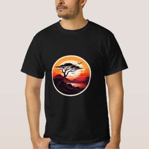 Camiseta de belleza natural - Paisaje de árboles y