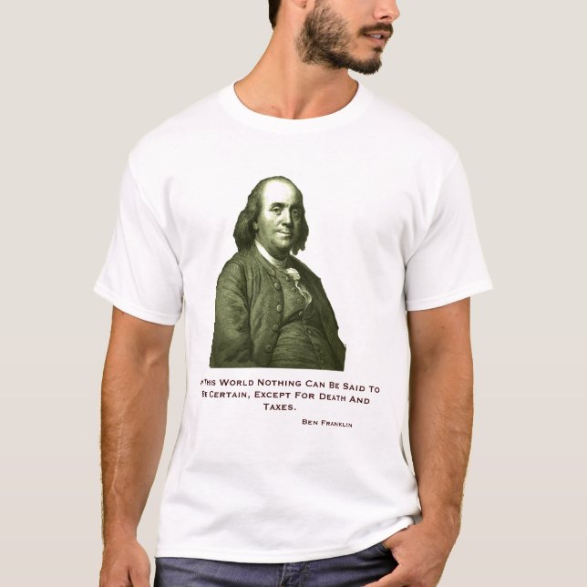 Camiseta de Ben Franklin (Anverso)