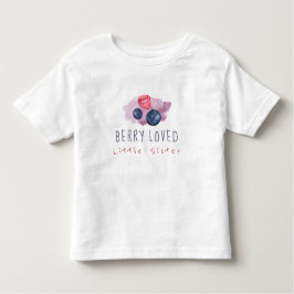 Camiseta de Berry Loved Little Sister Toddler