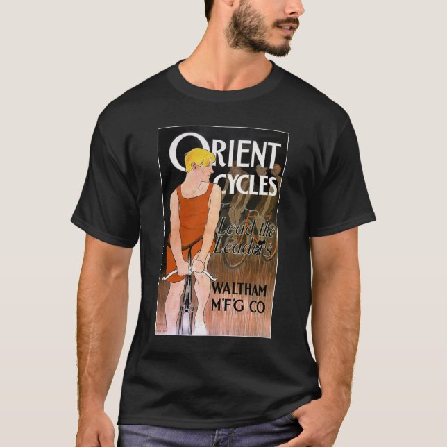 Camiseta de bicicleta de época - Ciclos orientales (Anverso)
