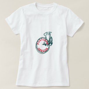Camiseta de bicicleta de Portland Oregón