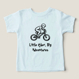 Camiseta de bicicleta para niños Little Rider, Big