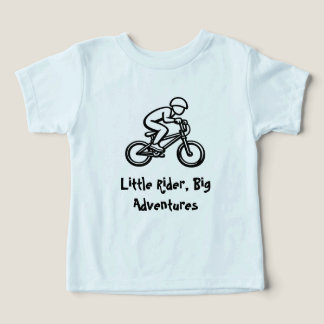 Camiseta de bicicleta para niños Little Rider, Big