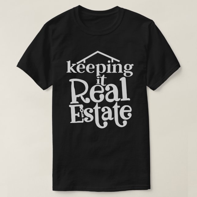 Camiseta de bienes raíces - Regalo divertido para  (Diseño del anverso)