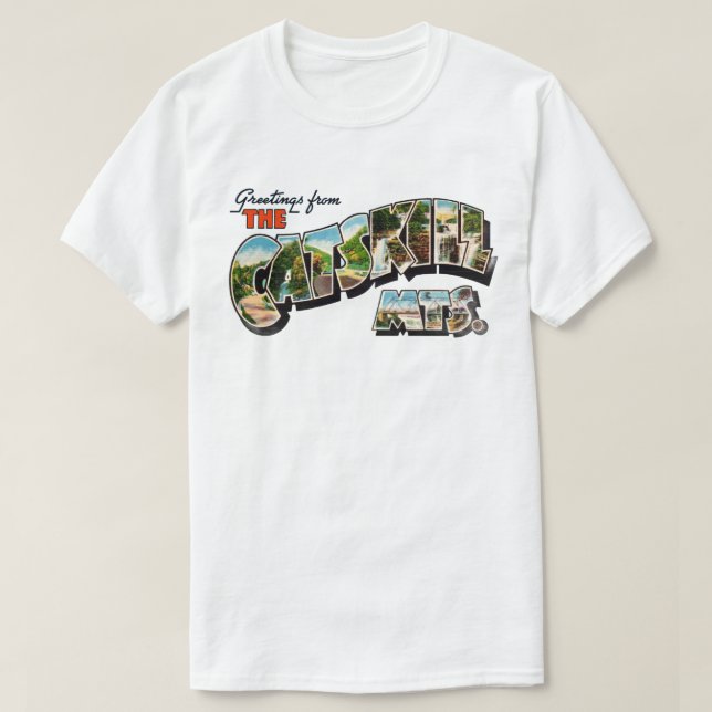 Camiseta de bienvenida a Catskill Mtns (Diseño del anverso)