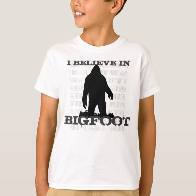 Camiseta de Bigfoot de los niños (Anverso)