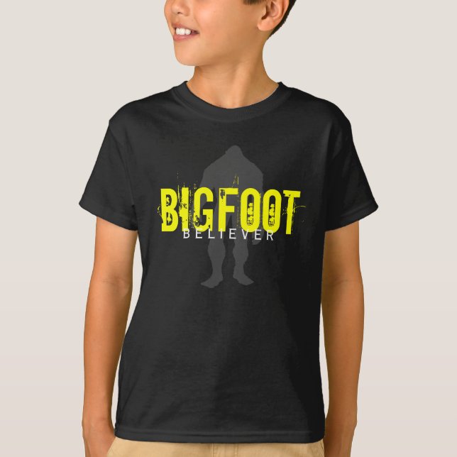Camiseta de Bigfoot de los niños (Anverso)