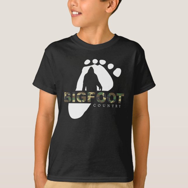 Camiseta de Bigfoot de los niños (Anverso)