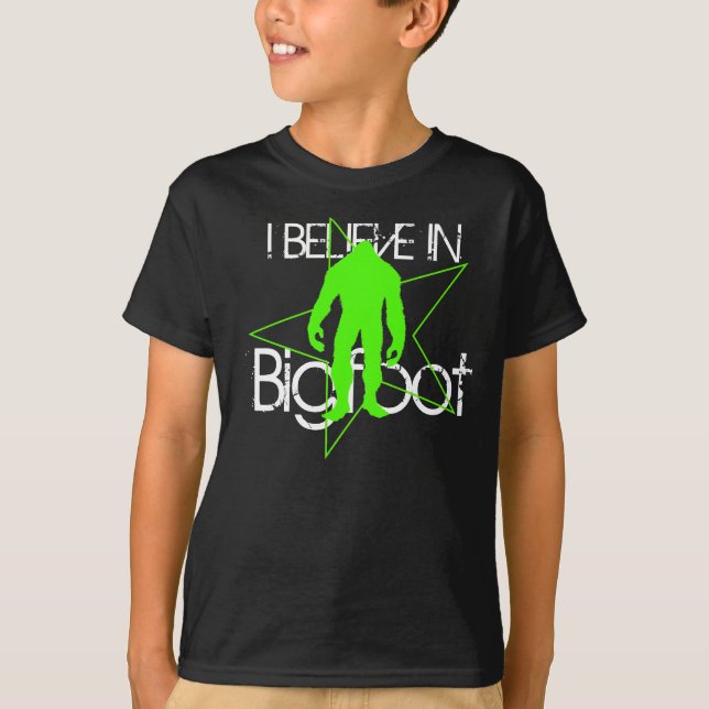Camiseta de Bigfoot de los niños (Anverso)
