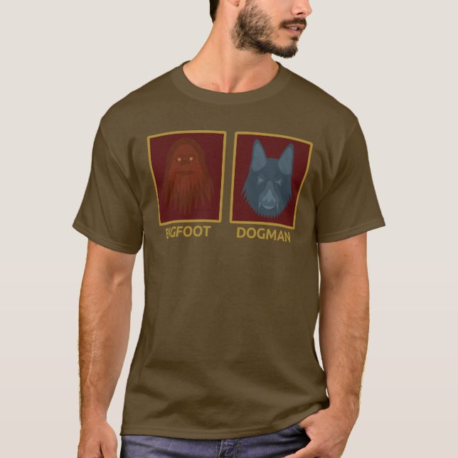 Camiseta de Bigfoot y Dogman (Anverso)