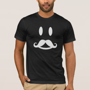 Camiseta de bigote feliz - elegir estilo y color