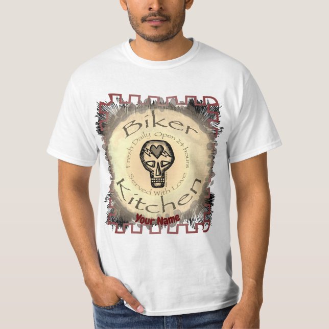 Camiseta de Biker Kitchen  (Anverso)