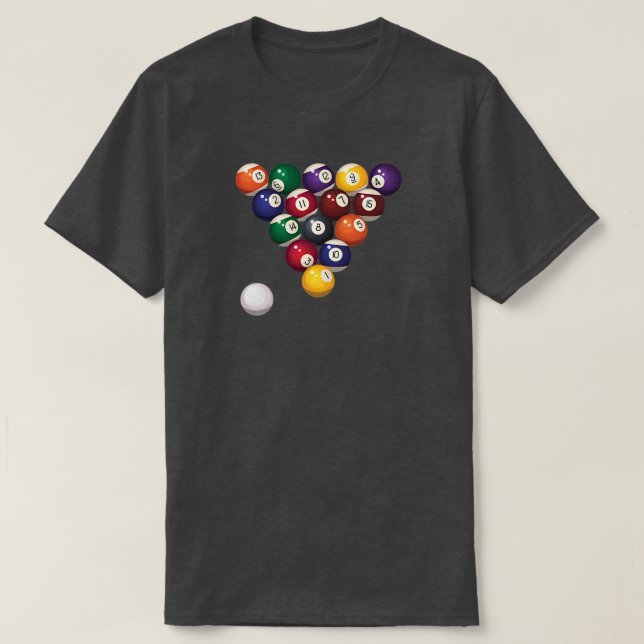 Camiseta de Billar (Diseño del anverso)