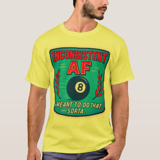 Camiseta de billar inconsistente AF