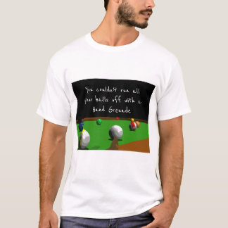 Camiseta de billar y humor
