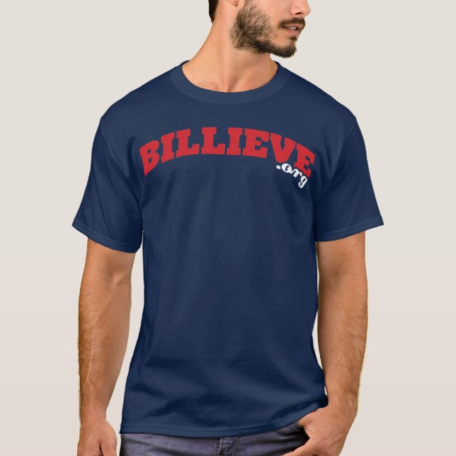 Camiseta de Billieve.org de la marina de guerra (Anverso)