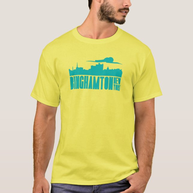 Camiseta de Binghamton Skyline (Anverso)