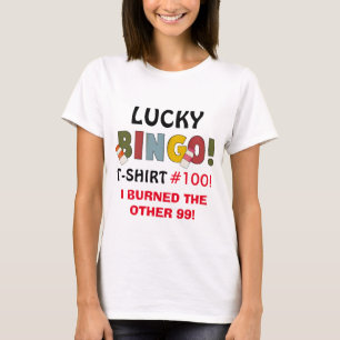 Camiseta de Bingo Afortunado Cien