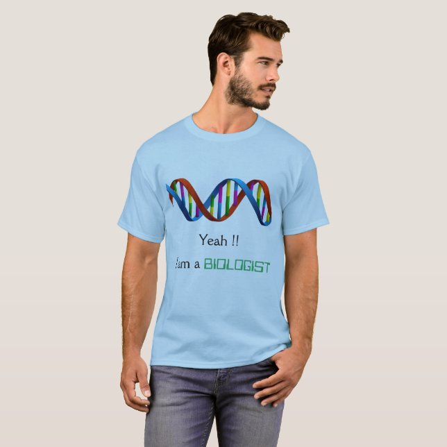 Camiseta de Biologist/DNA/Scientist (Anverso completo)