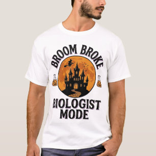Camiseta de biólogo de Halloween Vintage Ciencia E
