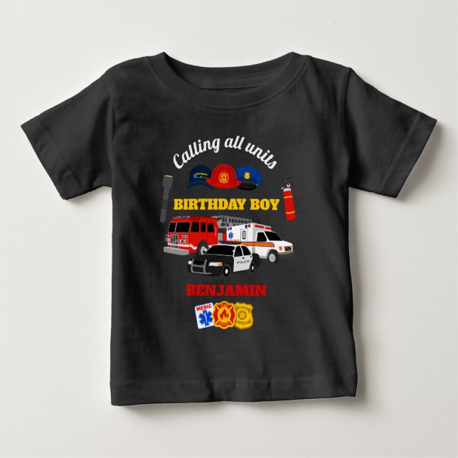 Camiseta de Birthday Boy, primer responsable (Anverso)
