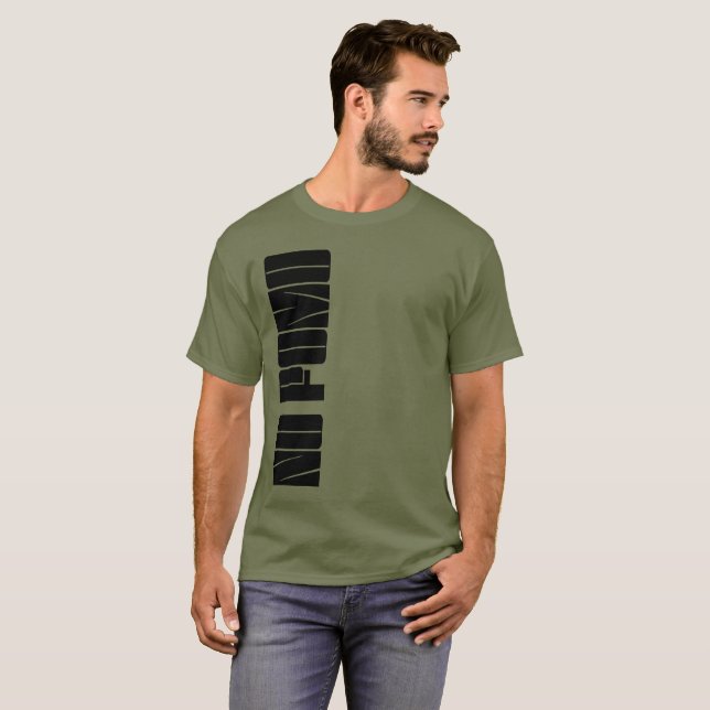 Camiseta de Bitcoin Crypto sin FOMO (Anverso completo)