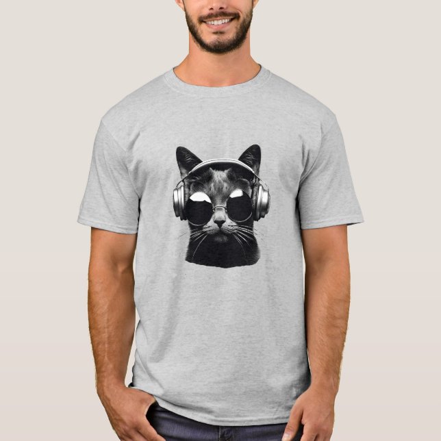 Camiseta de Black Cat Jammin (Anverso)