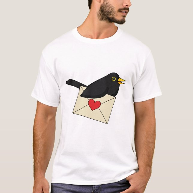 Camiseta De Blackbird con amor (Anverso)