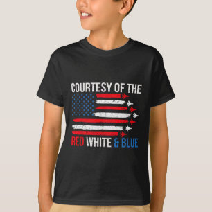 Camiseta De Blanco Rojo Y Azul 4 De Julio
