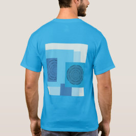 Camiseta de bloque de color geométrico para hombre