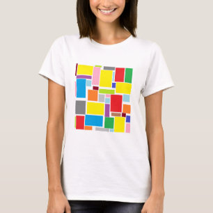 Camiseta de bloque feliz