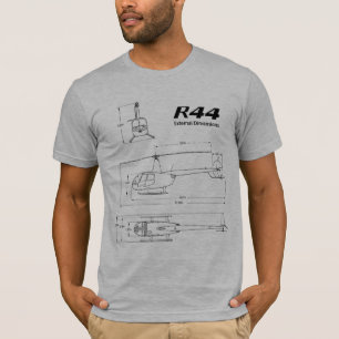 Camiseta de Bluprint del helicóptero de Robinson