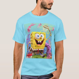 Camiseta de Bob Esponja cian